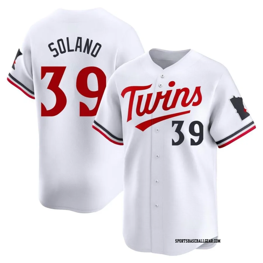 Donovan Solano Youth Minnesota Twins White Limited Home Jersey