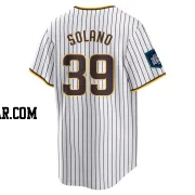 Donovan Solano Youth San Diego Padres White Replica 2024 World Tour Seoul Series Home Jersey