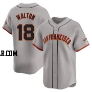 Donovan Walton Men's San Francisco Giants Gray Limited Away Jersey