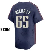Doug Nikhazy Men's Cleveland Guardians Navy Limited 2024 City Connect Jersey