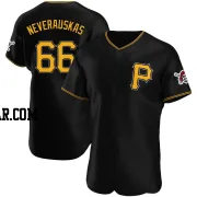Dovydas Neverauskas Men's Pittsburgh Pirates Black Authentic Alternate Jersey