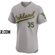 Drew Avans Men's Oakland Athletics Gray Elite Road Jersey