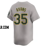 Drew Avans Men's Oakland Athletics Gray Limited Away Jersey