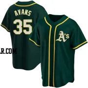 Drew Avans Men's Oakland Athletics Green Replica Alternate Jersey