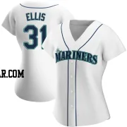 Drew Ellis Women's Seattle Mariners White Replica Home Jersey