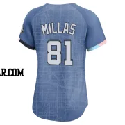 Drew Millas Women's Washington Nationals Blue Limited 2025 City Connect Jersey