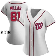 Drew Millas Women's Washington Nationals White Authentic Home Jersey