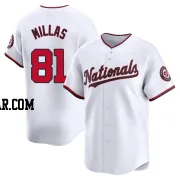 Drew Millas Youth Washington Nationals White Limited Home Jersey