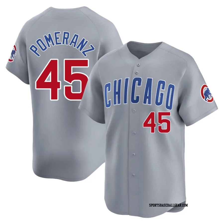 Drew Pomeranz Men's Chicago Cubs Gray Limited Road Jersey