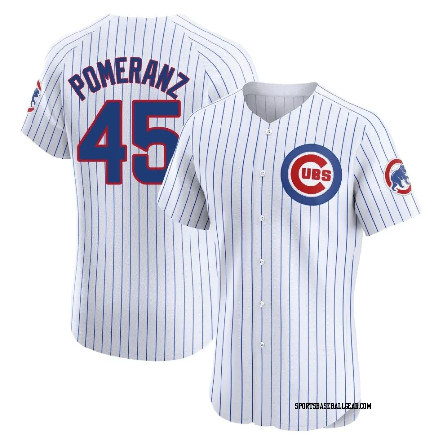 Drew Pomeranz Men's Chicago Cubs White Elite Home Jersey