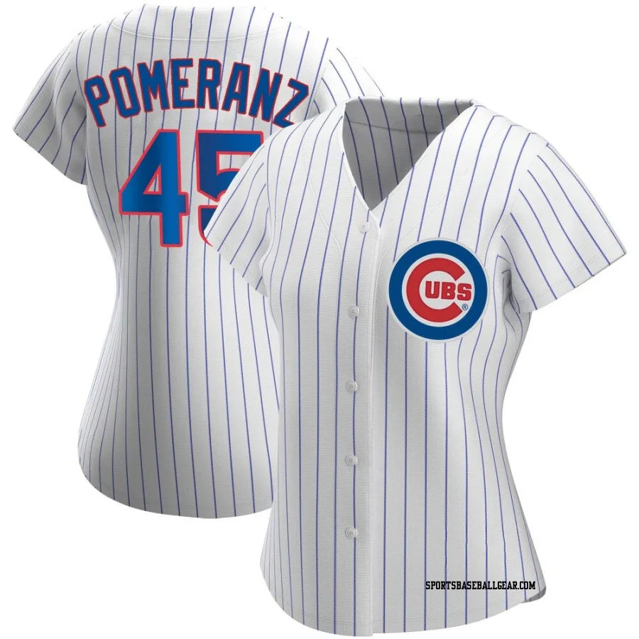 Drew Pomeranz Women's Chicago Cubs White Authentic Home Jersey