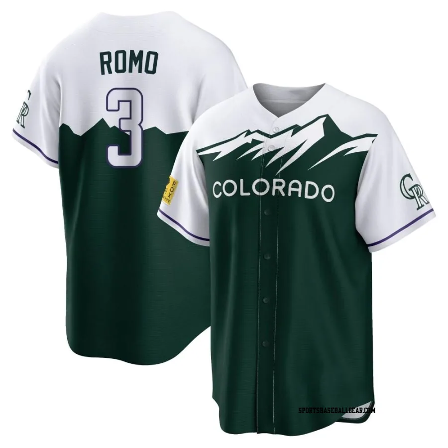 Drew Romo Men's Colorado Rockies Green Replica 2022 City Connect Jersey