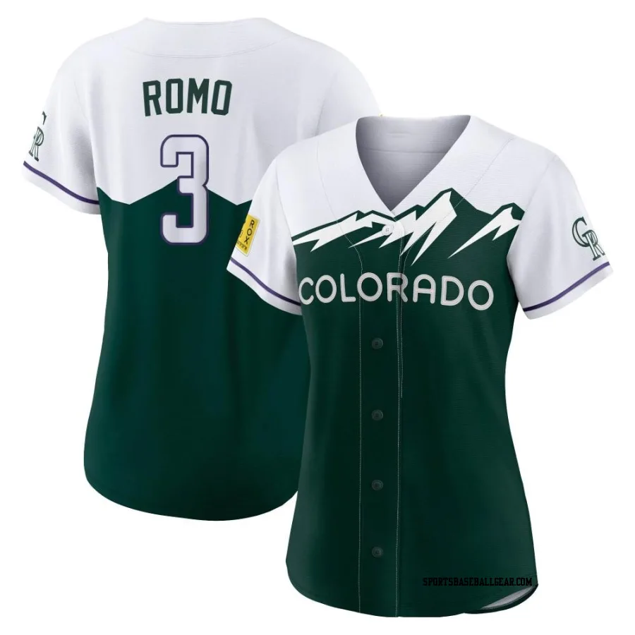 Drew Romo Women's Colorado Rockies Green Replica 2022 City Connect Jersey