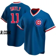 Drew Smyly Men's Chicago Cubs Royal Replica Road Cooperstown Collection Jersey