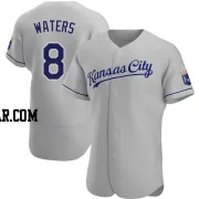 Drew Waters Men's Kansas City Royals Gray Authentic Road Jersey