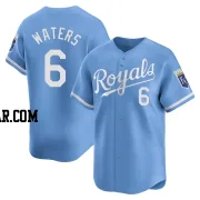 Drew Waters Men's Kansas City Royals Light Blue Limited Alternate Jersey