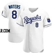Drew Waters Men's Kansas City Royals White Authentic Home Jersey