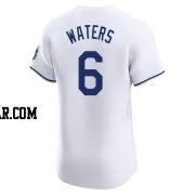 Drew Waters Men's Kansas City Royals White Elite Home Jersey