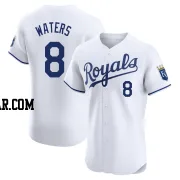 Drew Waters Men's Kansas City Royals White Elite Home Jersey