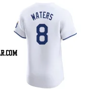 Drew Waters Men's Kansas City Royals White Elite Home Jersey