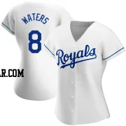 Drew Waters Women's Kansas City Royals White Authentic Home Jersey