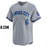 Drew Waters Youth Kansas City Royals Gray Limited Away Jersey