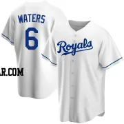 Drew Waters Youth Kansas City Royals White Replica Home Jersey