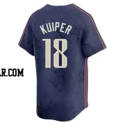 Duane Kuiper Men's Cleveland Guardians Navy Limited 2024 City Connect Jersey