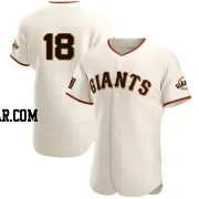Duane Kuiper Men's San Francisco Giants Cream Authentic Home Jersey