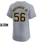 Duane Underwood Jr. Men's Pittsburgh Pirates Gray Elite Road Jersey
