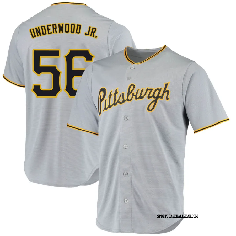 Duane Underwood Jr. Youth Pittsburgh Pirates Gray Replica Road Jersey