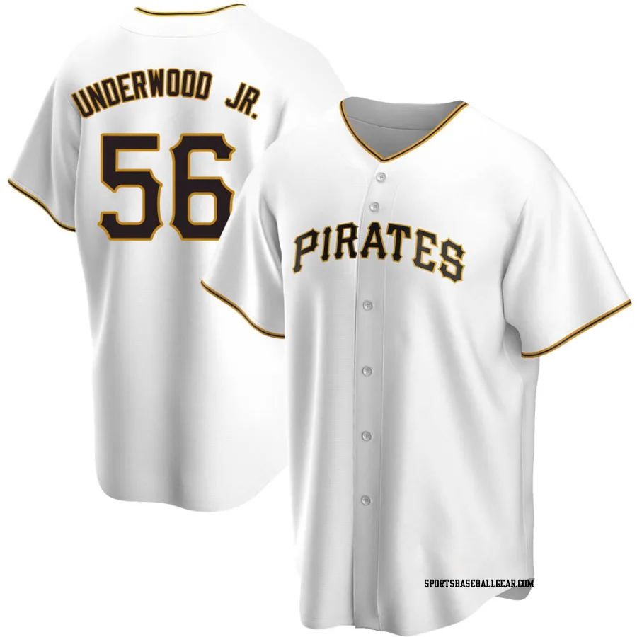 Duane Underwood Jr. Youth Pittsburgh Pirates White Replica Home Jersey