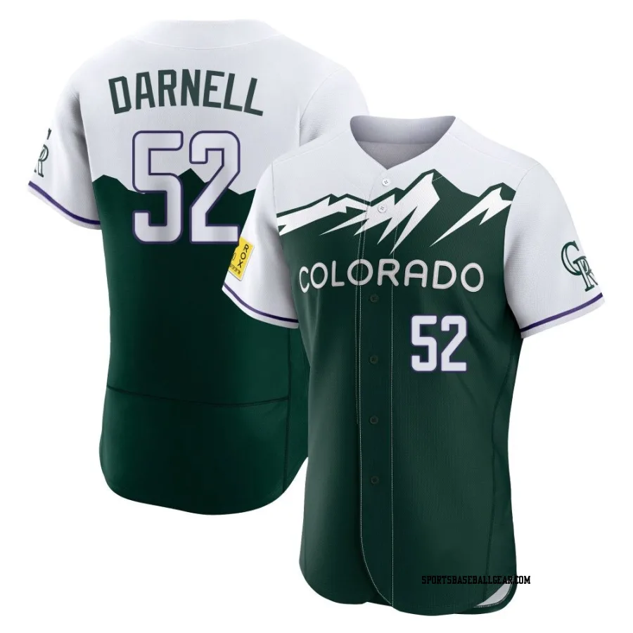 Dugan Darnell Men's Colorado Rockies Green Authentic 2022 City Connect Jersey