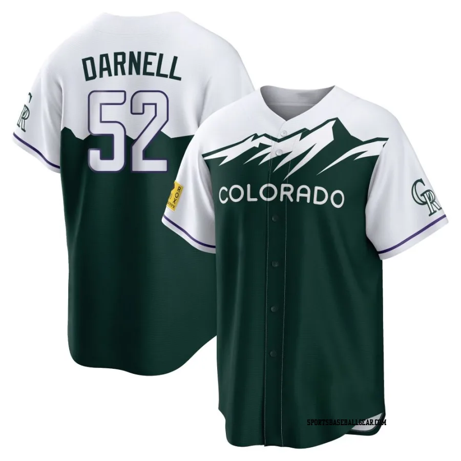 Dugan Darnell Men's Colorado Rockies Green Replica 2022 City Connect Jersey