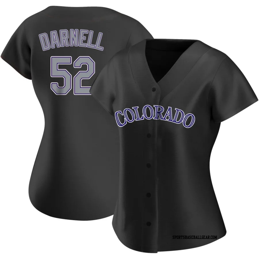 Dugan Darnell Women's Colorado Rockies Black Authentic Alternate Jersey