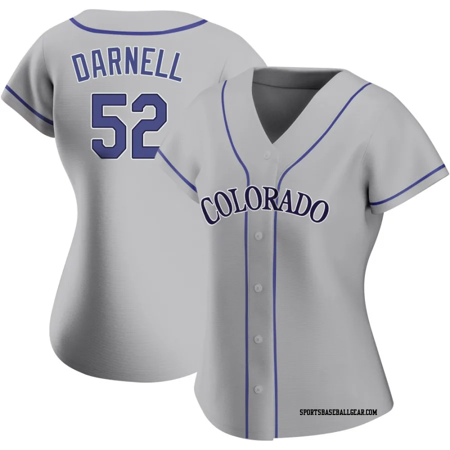 Dugan Darnell Women's Colorado Rockies Gray Authentic Road Jersey