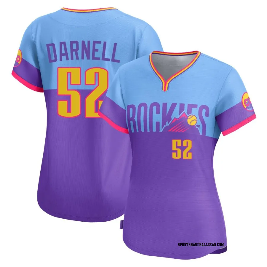 Dugan Darnell Women's Colorado Rockies Purple/Light Limited Blue 2025 City Connect Jersey
