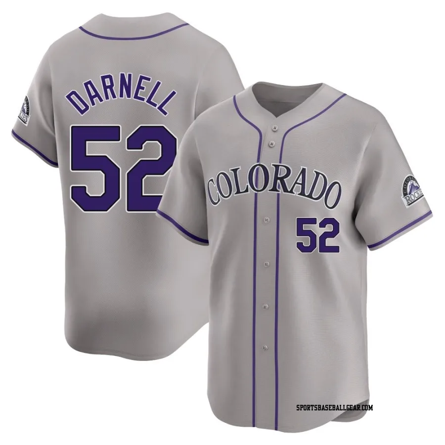 Dugan Darnell Youth Colorado Rockies Gray Limited Road Jersey