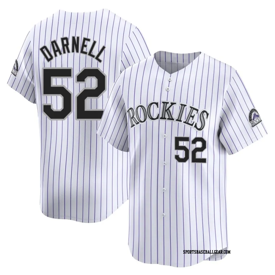 Dugan Darnell Youth Colorado Rockies White Limited Home Jersey