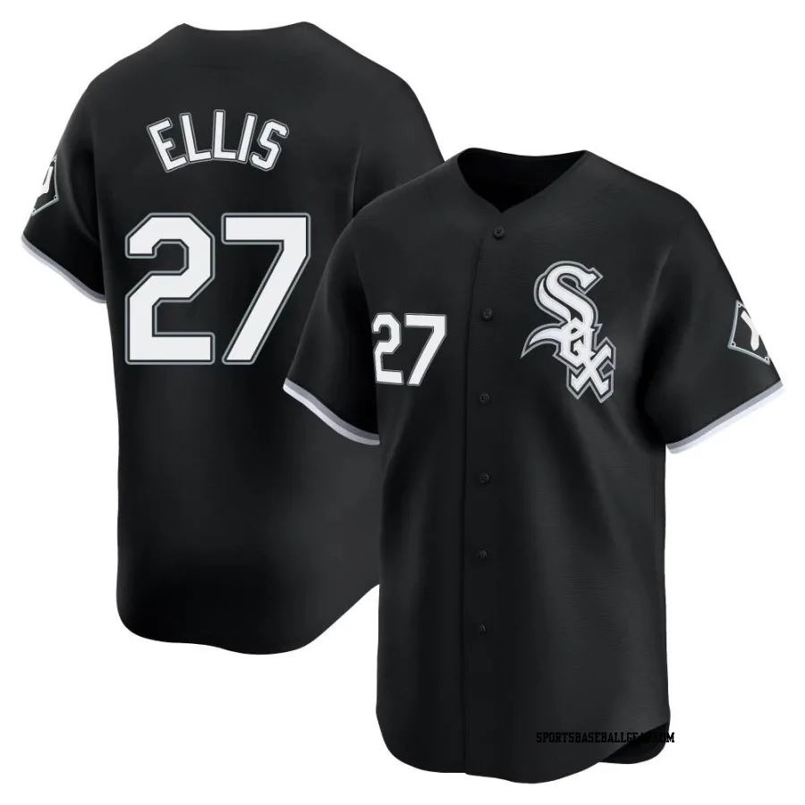Duke Ellis Youth Chicago White Sox Black Limited Alternate Jersey