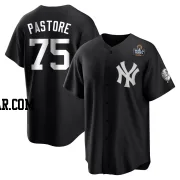 Duncan Pastore Men's New York Yankees Black/White Replica 2024 World Series Jersey