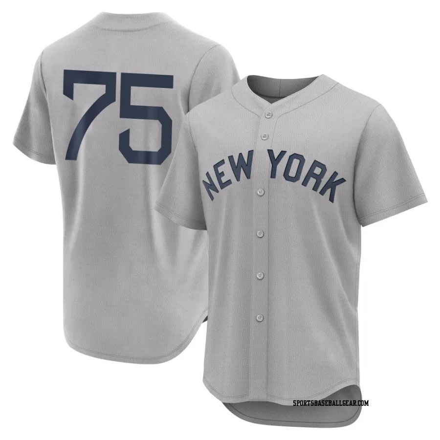 Duncan Pastore Men's New York Yankees Gray Authentic 2021 Field of Dreams Jersey