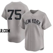 Duncan Pastore Men's New York Yankees Gray Limited Away 2nd Jersey