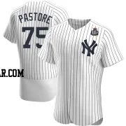 Duncan Pastore Men's New York Yankees White Authentic Home 2024 World Series Jersey