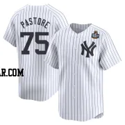 Duncan Pastore Men's New York Yankees White Limited Yankee Home 2024 World Series Jersey