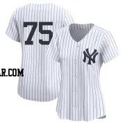 Duncan Pastore Women's New York Yankees White Limited Yankee Home 2nd Jersey