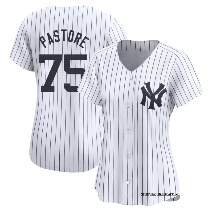 Duncan Pastore Women's New York Yankees White Limited Yankee Home Jersey