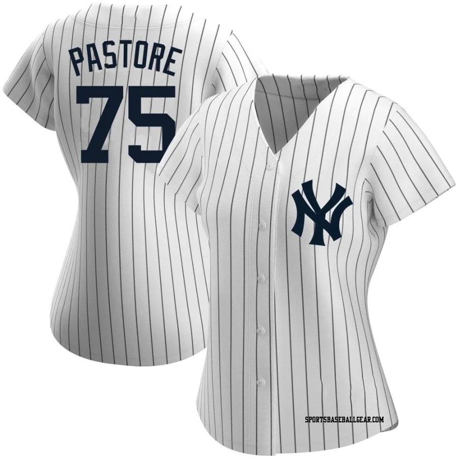 Duncan Pastore Women's New York Yankees White Replica Home Name Jersey