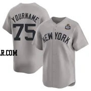 Duncan Pastore Youth New York Yankees Gray Limited Away 2024 World Series Jersey