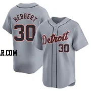 Duque Hebbert Men's Detroit Tigers Gray Limited Road Jersey